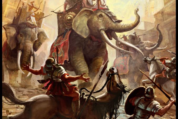 Hannibal, 100,000 men and 37 elephants against the Roman Republic