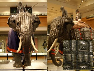 the only surviving suit of elephant armor in the world